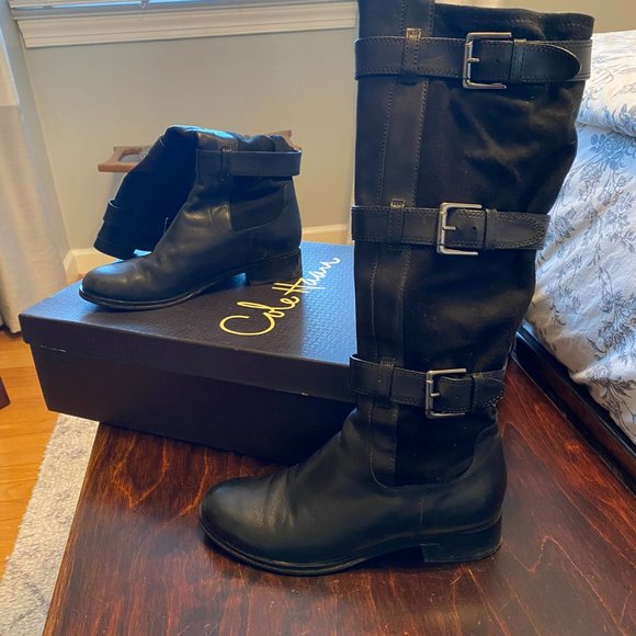 Cole Haan Black Knee High Boots, Size 6 - Picture 5 of 5